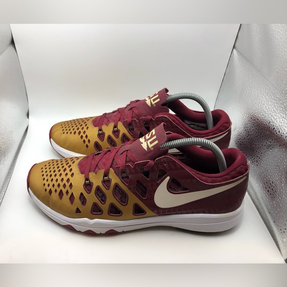 Nike Other - Nike FSU Florida State University mens red gold sneakers size 9